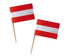 Decor Service Drapeau Picker, Bois/Papier, Multicolore, 6,8Â x 0,2Â cm