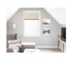 Soleil docre Candice Brise bise, Coton, Ecru, 60 x 90 cm