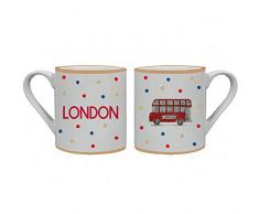 Milly Green MG1830 Lot de 2 tasses Ã expresso en porcelaine anglaise