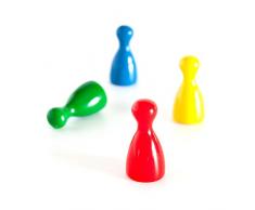 First4magnets TF2426 Assortiment de 4 Aimants de bureau en forme de figura/jeux