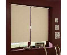 MADECOSTORE Store Enrouleur Occultant Easy Roll Tissu Uni Sable - L110 x H170cm - Sans perçage