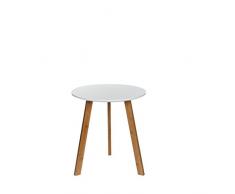 MICA Decorations Plant Table, Bois, weiÃ, H: 50 cm D: 32 cm