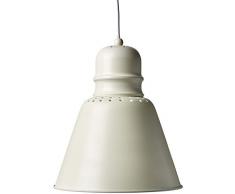 Brandani Versailles Lanterne Metall/Verre, Blanc, Taille Unique