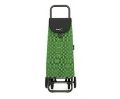 GARMOL Chariot de Courses 55L Vert et Noir