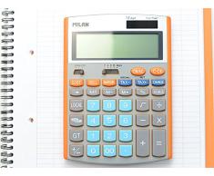 MILAN 153512O Calculatrice Ã 12 chiffres Orange