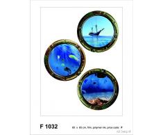 AG Design f 1032 Set Stickers Mur autkleber dun hublot