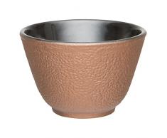 Berghoff en Fonte de Style Japonais et émail Bols à thé, Lot de 2, Cuivre Doré, 2 pièces