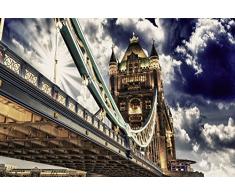 Papier Peint poster panoramique TOWER BRIDGE 4 x 2,70 m | DÃ©co et photo murale XXL QualitÃ© HD Scenolia