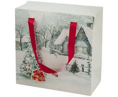 Villa dEste Home Tivoli Crystal enveloppe Petite, Papier, Multicolore, 20Â x 8Â x 20Â cm