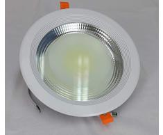 Led Spot encastrable rond 220V blanc 30W blanc neutre 4200K pour salle de bain et salon [Classe Ã©nergÃ©tique A++]
