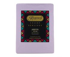 Regency Royal Lot de 2Â draps pour lit double, lilas, Double