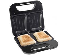 Bestron, Machine à Croque Monsieur avec Revêtement Anti-Adhésif, 750 Watt, Noir