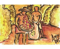 Papier Peint poster panoramique RECOLTE DE CAFE 4 x 2,70 m | DÃ©co et photo murale XXL QualitÃ© HD Scenolia