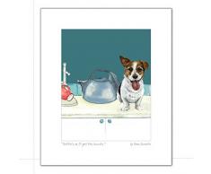 Digs & Manor Bouilloire sur montée dimpression, Papier, Multicolore, 30 x 25.5 x 3 cm