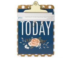 American Crafts Designer Bureau Bloc-Notes avec Impression d