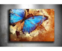 Bonamaison Peinture sur toile, multicolore, 30 x 40 cm - Conçu et fabriqué en Turquie