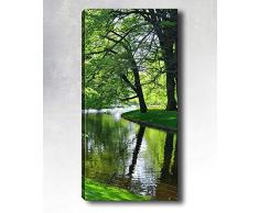 Bonamaison Peinture sur toile, multicolore, 30 x 90 cm - ConÃ§u et fabriquÃ© en Turquie