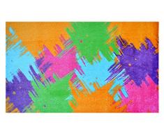 Lifestyle-Mat 200502 Paillasson Pop-Up, antidérapant et Lavable, idéal pour lentrée, la Garde-Robe, ou la Cuisine, 67 x 110 cm, Multicolore