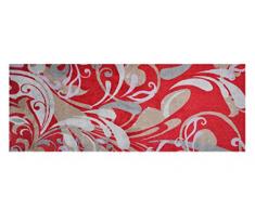 LifeStyle-Mat 150098 Tapis de Couloir Eau de Rose, antidérapant et Lavable, Microfibre, 67 x 170 cm, Multicolore