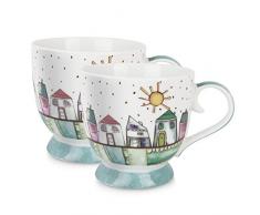 Egan Tasses, Porcelaine, Ivoire, Small