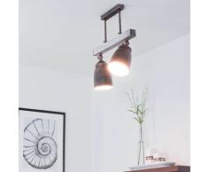 Impressionnant plafonnier en Shabby blanc blanc noir/vert patinÃ© Style Vintage 2x E27 jusquÃ 60 Watt 230V mÃ©tal & bois lampe de cuisine Ã©clairage de salle Ã manger Ã©clairage intÃ©rieur