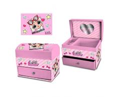 LOL Surprise B98292 Coffre à Bijoux Multicolore, Unique