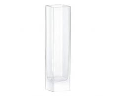 LSA International modulaire Vase en Verre, Verre, Transparent, 20Â x 5Â x 5Â cm