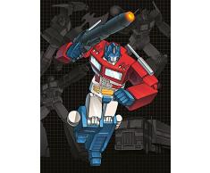 Transformers G1 (Optimus Prime Grid) 60 x 80 cm Toile Imprimée