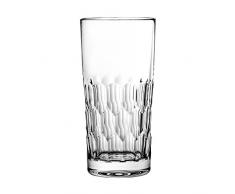 Crystelle aljulia 12114 Long Drink Verre, Cristal, 350 ML, 7 x 7 x 15 cm, 6 unités