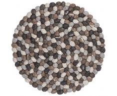 myfelt Hardy Feutre Boule-Coussin pour Chaise de/, Ronde, Laine Vierge, Gris, Ã 36Â cm