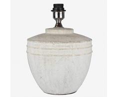 Better & Best Lampe vasque 2 bandes en dessous, blanc, dimensions 25 x 34 cm, matÃ©riau : terre cuite,