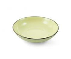 Villa DEste Home Tivoli 2195275 Royal Light Lot de 6 assiettes creuses en grÃ¨s Jaune clair