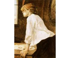 Legendarte Tableau, Impression sur Toile - La Blanchisseuse Henri De Toulouse-Lautrec - cm. 50x70