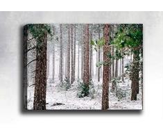 Bonamaison Peinture sur toile, multicolore, 40 x 60 cm - ConÃ§u et fabriquÃ© en Turquie