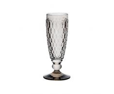 Villeroy & Boch Boston Coloured Verre à champagne Smoke, 150 ml, Cristal, Gris