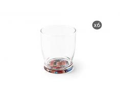 Excelsa Kimono Carpe Lot de 6 verres à eau verre