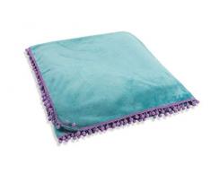 Villa DEste Home Tivoli 5900697 Plaid en Polaire Polaire Bleu Turquoise 150 x 200 cm 150 x 200 cm
