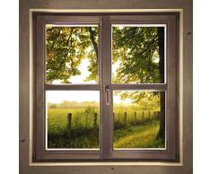 Scenolia Tableau Verre Acrylique Vue sur LA Campagne 60 x 60 cm | DÃ©coration Murale Design Fait en France