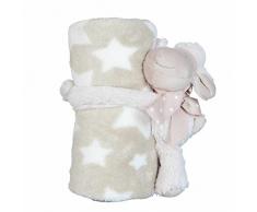 Clayre & Eef KT060.032 Plaid + Mouton 75 x 100/13 cm