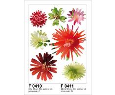 AG Design Sticker Mural F 0410 Fleurs 65 x 85 cm 1 piÃ¨ce