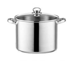 Stylen Cook Bistro Faitout à Induction en Acier Inoxydable, Acier Inoxydable, Acier Inoxydable, 28 cm / 13.5 L