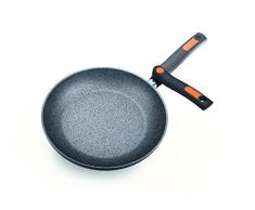 Alluflon Pratique Stone Poêle, aluminium, 28 cm, Gris