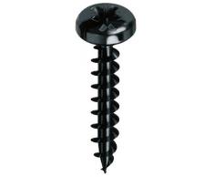 H&H Basic Black Louche, Acier Inoxydable, Noir, 9Â x 9Â x 37Â cm