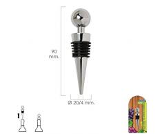 ORYX Bouchon Bouteille Vin Finition inox, argent