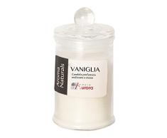 Candele DAurora Dafne Bougie parfumée en Pot, Cire, Ivoire, 6,1 x 6,1 x 11,7 cm