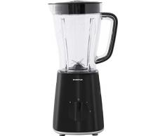Inventum NB450B Mélangeur de verre 1,5 l 500 W Noir â Mixeur (1,5 L, passage, rotatif, mixeur de verre, noir, en plastique)
