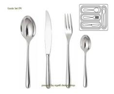 AlessiÂ âÂ Caccia Lot de 24Â W/4R Fourchette Lcd01s24rn