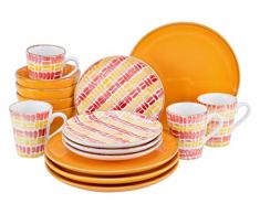 Creatable, 22893, sÃ©rie MARBELLA, ensemble de vaisselle, service combinÃ© 16 piÃ¨ces