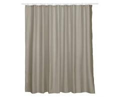 kela Laguna Rideau de Douche, Polyester, Taupe, 240x200cm