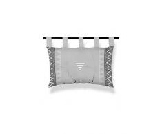 Soleil docre Inca TÃªte de lit, Coton, Blanc, 45 x 70 cm